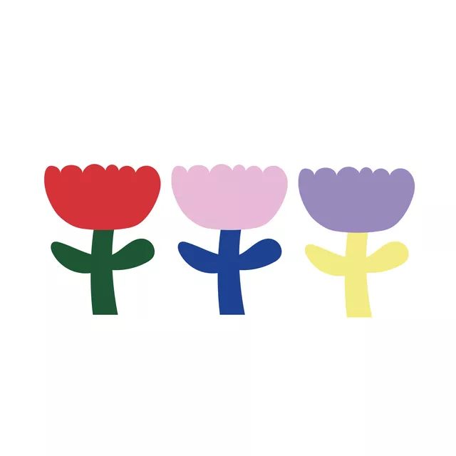 Sitzkissen Always Blooming Three
