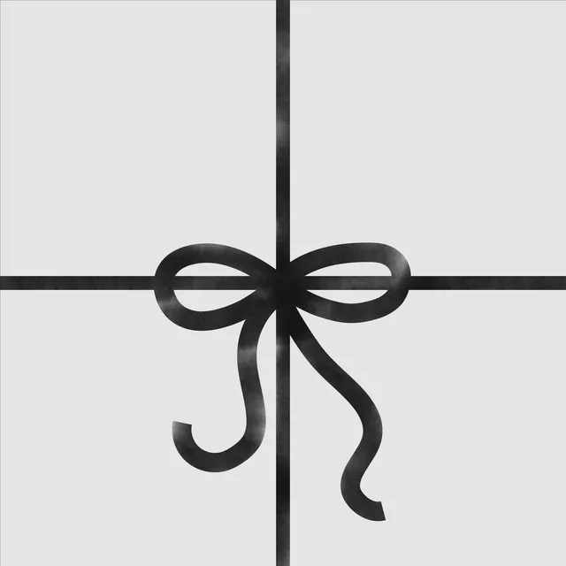 Servietten Holly Jolly Present black
