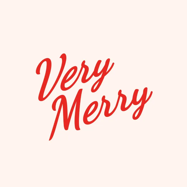 Kissen Very Merry Vanilla