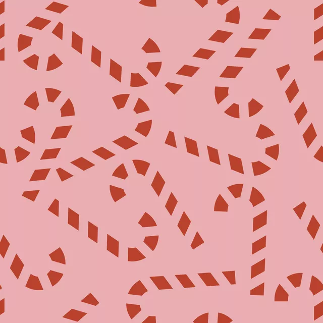 Tischläufer Christmas Candy Red