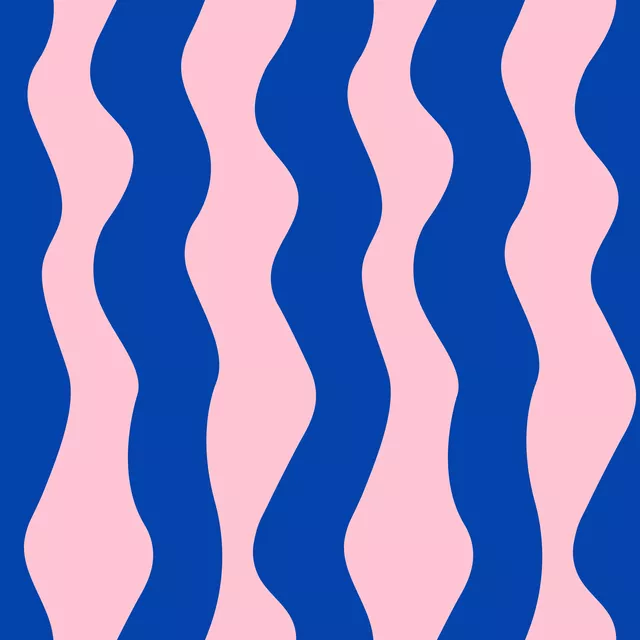 Kissen Sweet Stripes Blue Pink