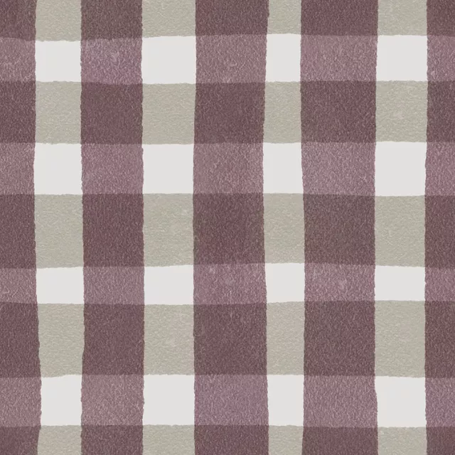 Sitzkissen Flower Fall Checks violet