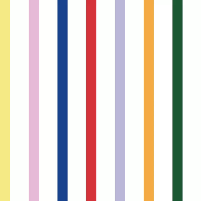 Sitzkissen Always Blooming Stripes