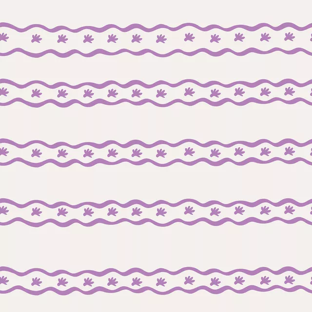 Geschirrtücher Jardin Vagues violet
