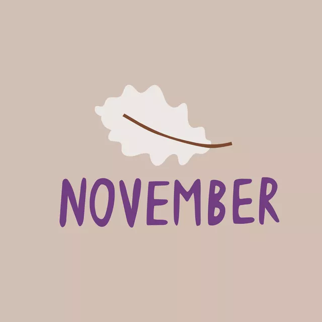 Kissen Fall Love November