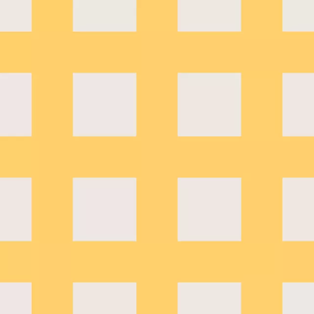 Dekovorhang Hello Spring Lines Yellow