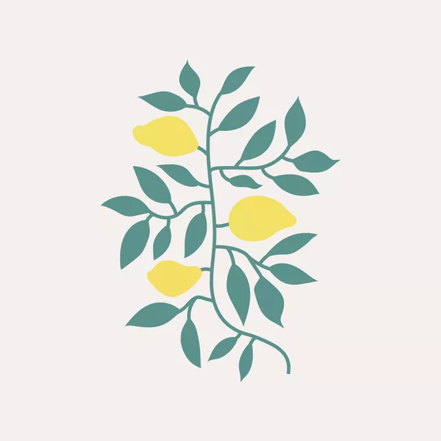 Tischset Jardin Citron