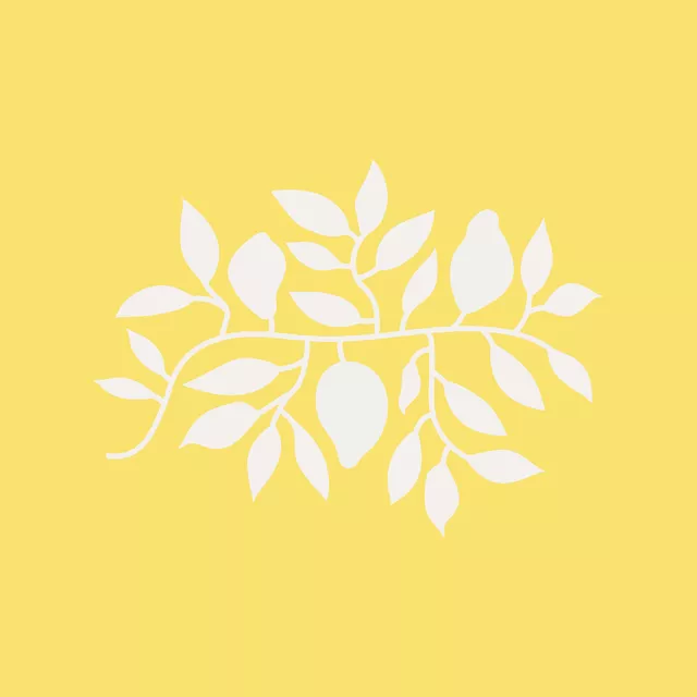 Kissen Jardin Citron jaune