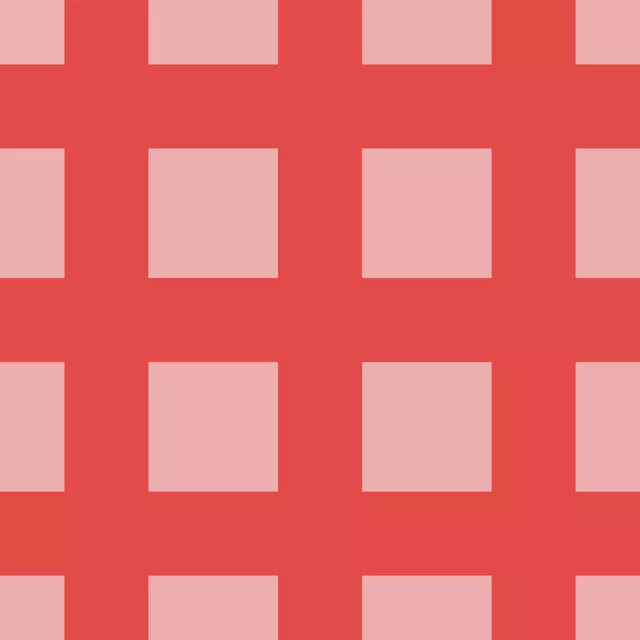 Kissen Hello Spring Lines Red Pink