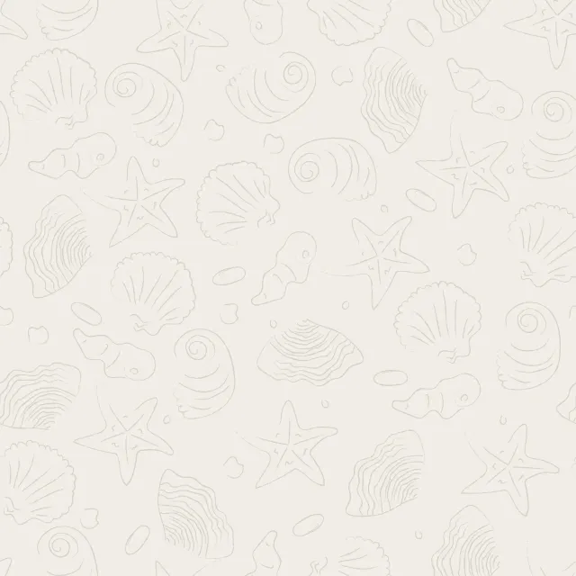 Seashell Pattern Beige