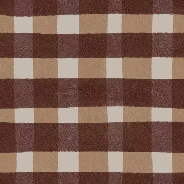 Kissen Flower Fall Checks red