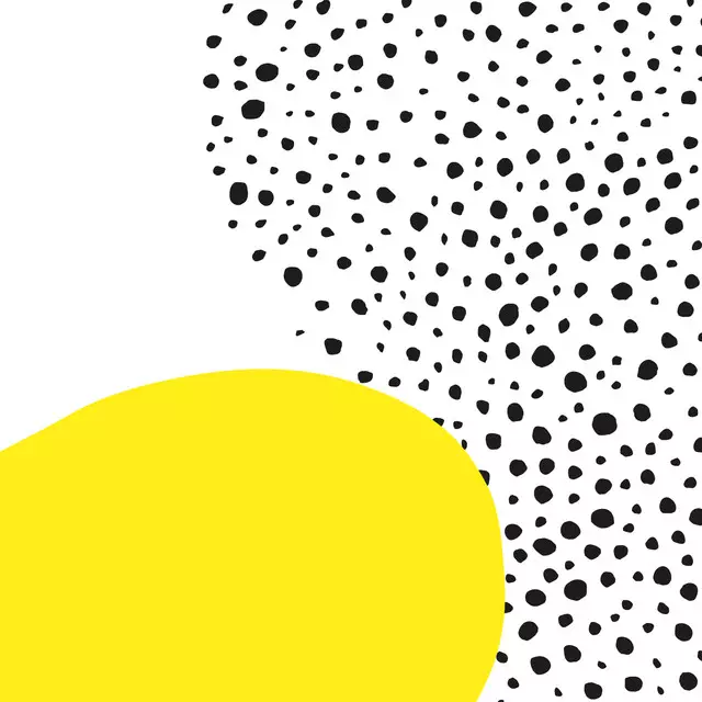 Servietten Yellow Black