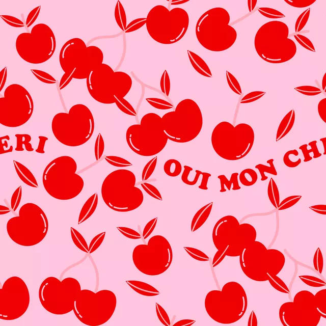 Servietten Oui mon cheri cherries