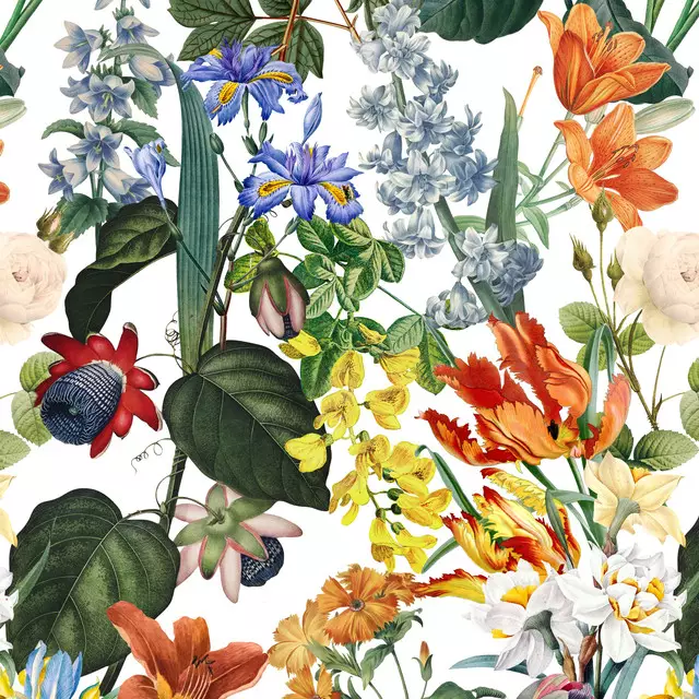 Kissen Vintage Blumen Garten