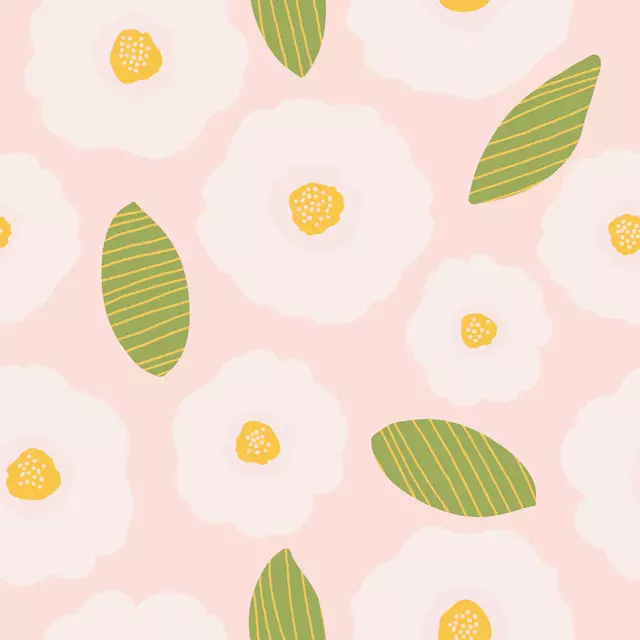 Kissen Gänseblümchen Modern Rosa 5