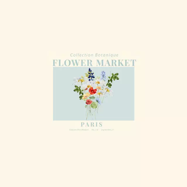 Tischset Flower Market Paris