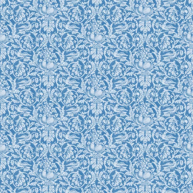 Bettwäsche Blau Morris Queen Anne