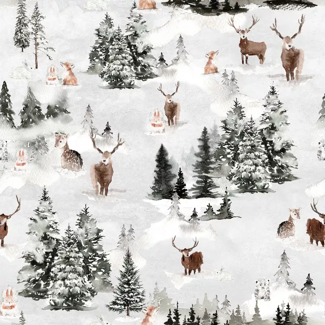 Bankauflage Winter Wunderland