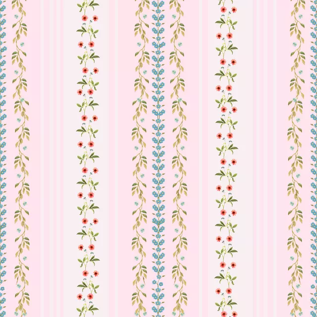 Sommer Brise - floral Streifen