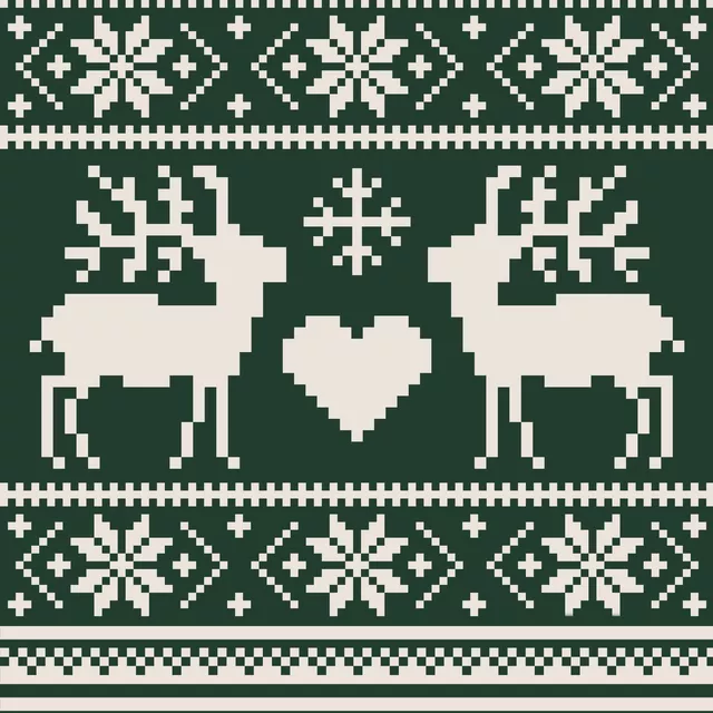 Tischset Merry Christmas sand grün