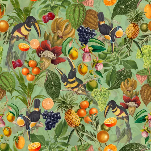 Tischdecke Tropischer Jungle Garten 11