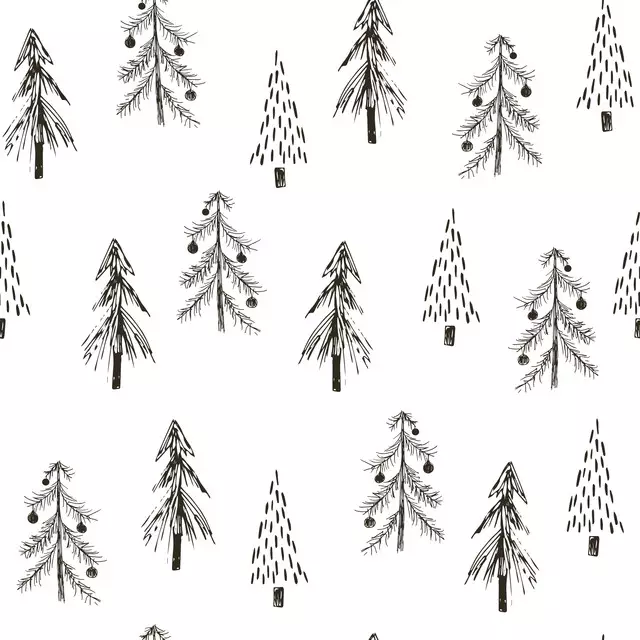 Weihnachtsbäume Winterwald
