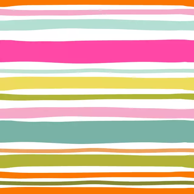 Retro Farben Sommer Streifen