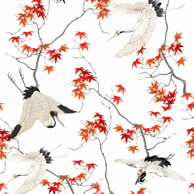 Kissen Asiatischer Chinoiserie Garten