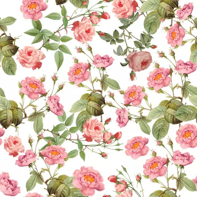 Tischdecke Rosa Vintage Rosen