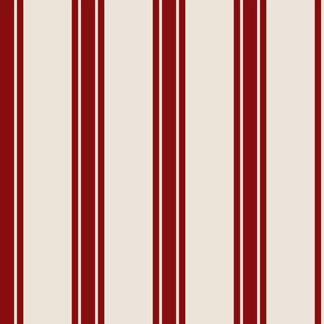 Weihnachtsstreifen 1 rot beige