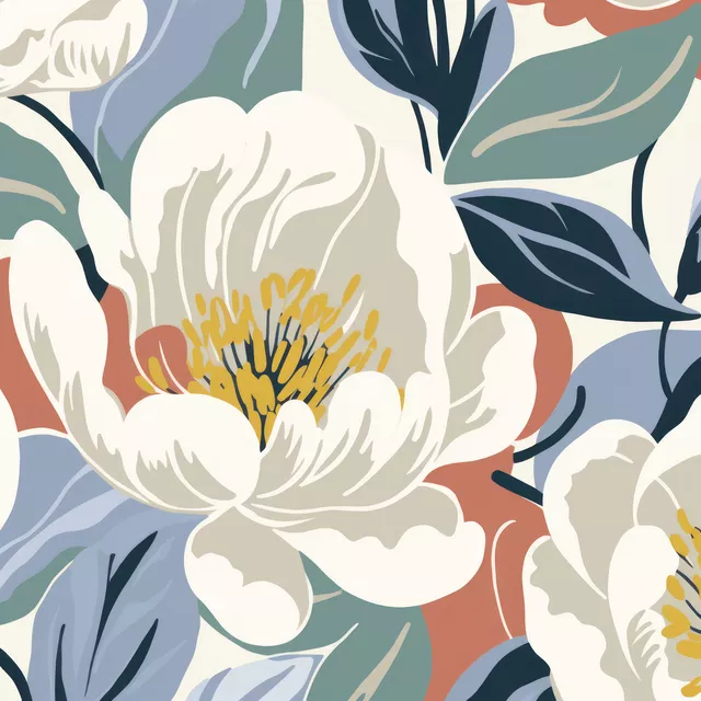 Bettwäsche Midcentury Modern Floral