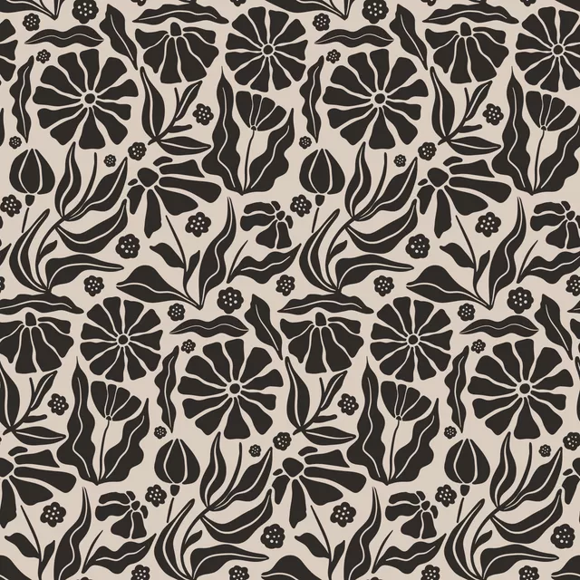 Geschirrtücher Blockprint Sommer Blumen 4