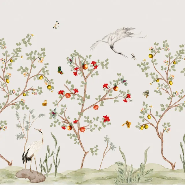 Kissen Exotische Chinoiserie