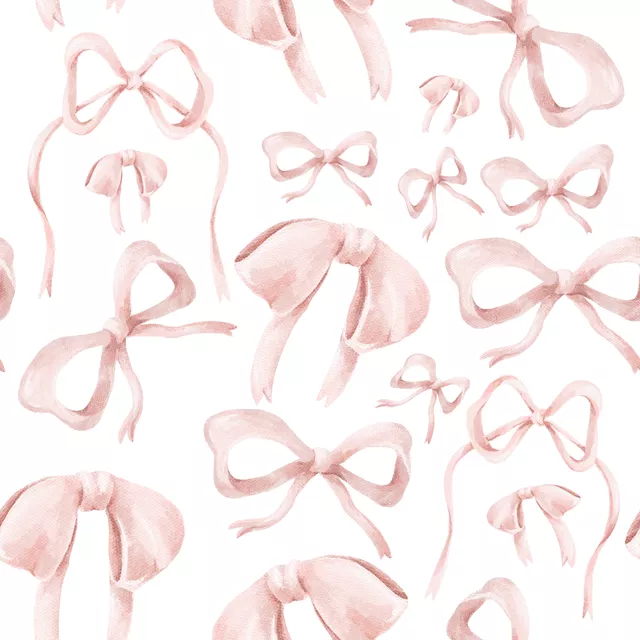 Tischläufer Preppy Pink Vintage Bows