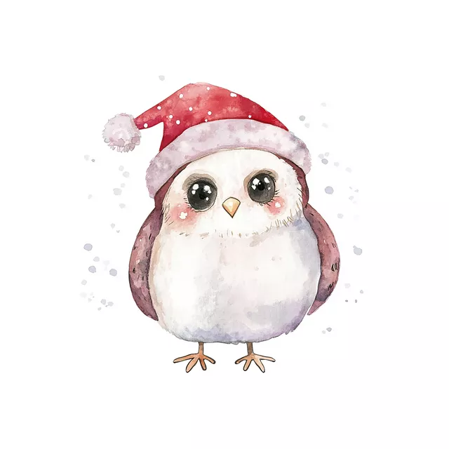 Kissen Weihnachtsmann Uhu