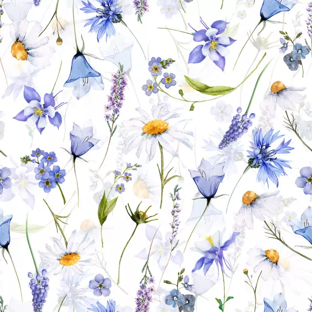 Bettwäsche Blaue Sommerwiese