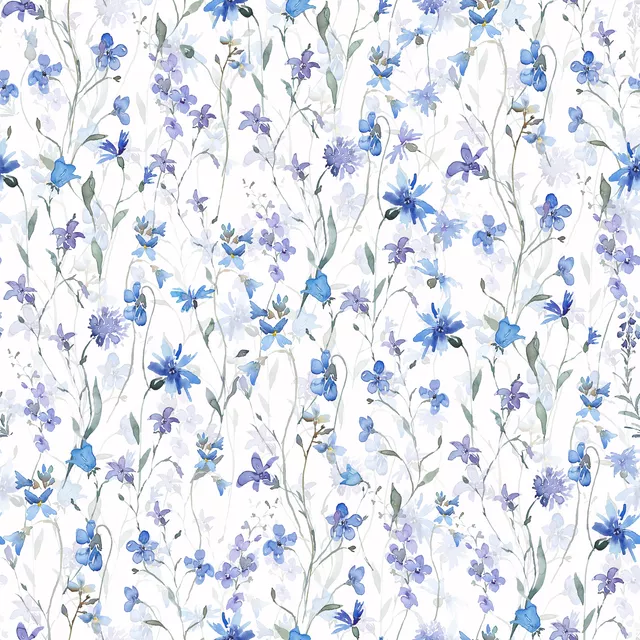 Blaue Glockenblumen Wiese