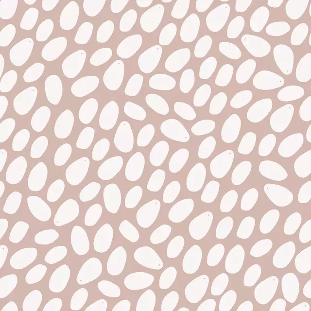 Kissen Ostereier Tanz Terracotta