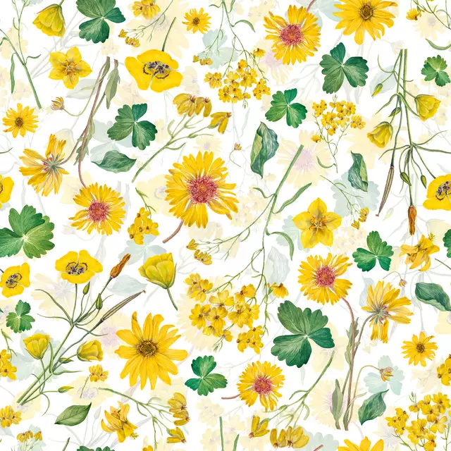 Gelbes Sonnenblumen Muster