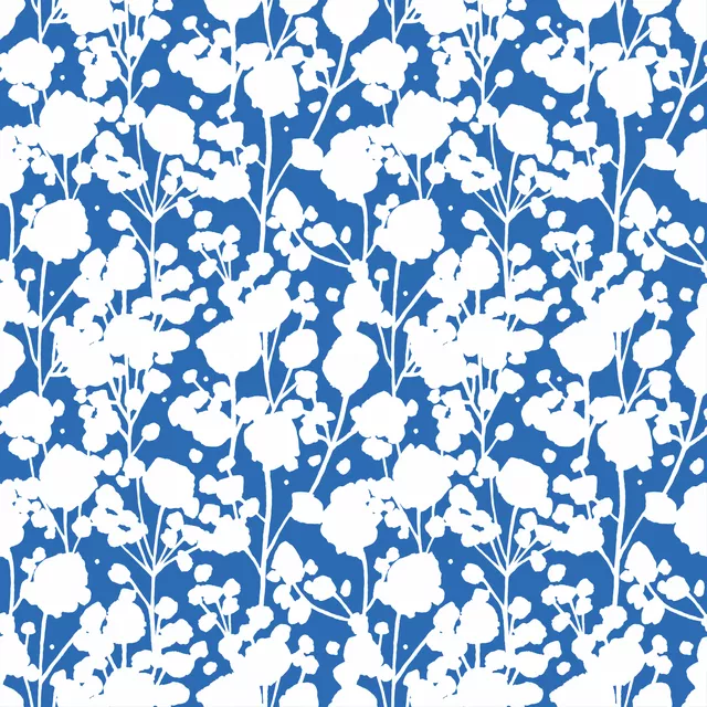 Geschirrtücher Blauer Blumen Garten