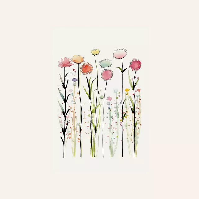 Bodenkissen Zauberhafte Blumenwiese