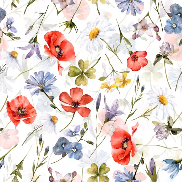 Tischdecke Sommer Blumen Wiese