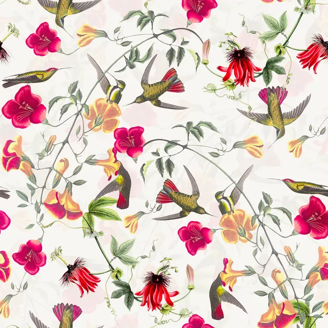 Kissen James Audubon Kolibris