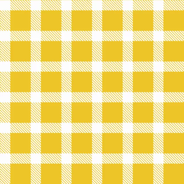 Tischdecke Karoliebe -Sonnengelb 1