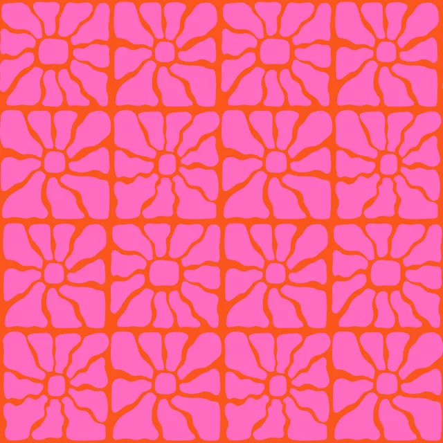 Tischläufer Blumen Sommer Pink 4