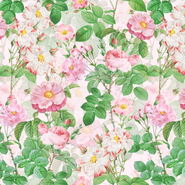Tischset Redouté  Rosen Garten