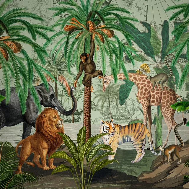 Kissen Wilder Afrika Dschungel