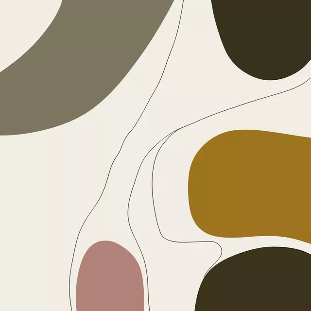 Bankauflage Abstrakt Herbst 2