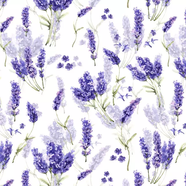 Tischläufer Lavendel Blumen Sträuße