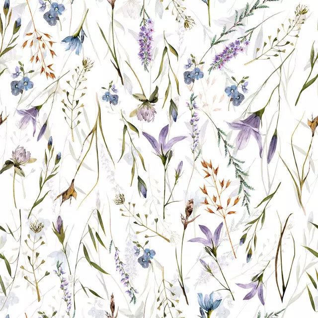 Tischdecke Wildkräuter und Wild Gräser